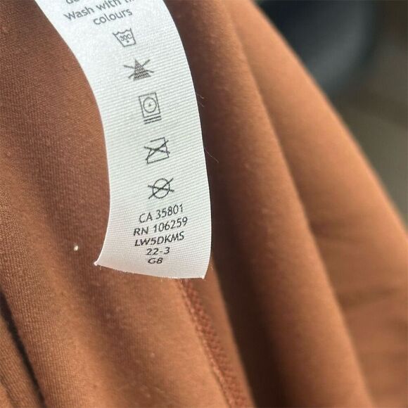 Lululemon Groove Super-High-Rise Flared Pant *Nulu Roasted Brown Size 14 - Picture 8 of 9